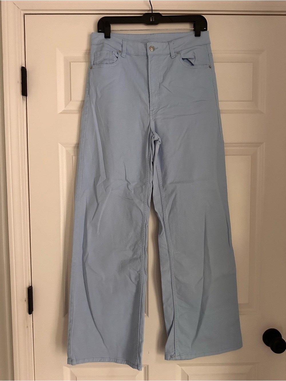 H&M Divided light Blue Wide Leg Jeans Sz 10